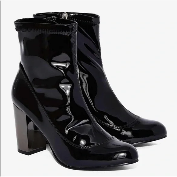 Nasty Gal Patent Booties - Picture 2 of 10